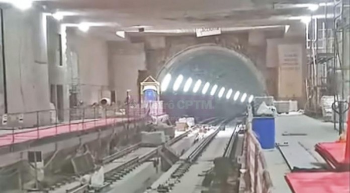 Estação Perdizes, a mais adiantada da Linha 6 do Metrô, recebe trilhos