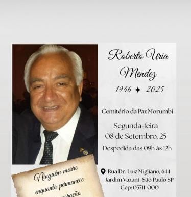 Morre Roberto Uria Mendez
