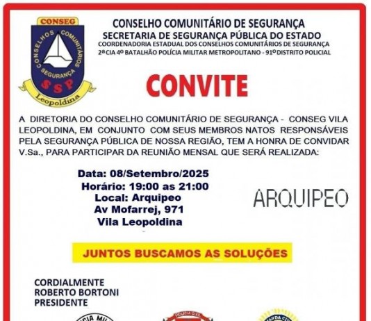 Padre alerta para onda de assaltos na Leopoldina