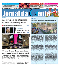 Jornal da Gente – Edição 1193 – 6 a 12 de dezembro de 2025