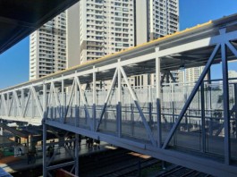 Nova passarela da Estação Domingos de Moraes é inaugurada