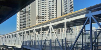 Nova passarela da Estação Domingos de Moraes é inaugurada