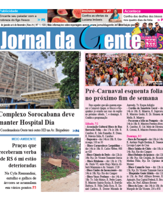Jornal da Gente – Edição 1199 – 31 de janeiro a 6 de fevereiro de 2026