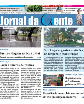Jornal da Gente – Edição 1197 – 17 a 23 de janeiro de 2025