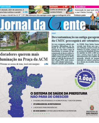 Jornal da Gente – Edição 1207 – 28 de março a 3 de abril de 2026