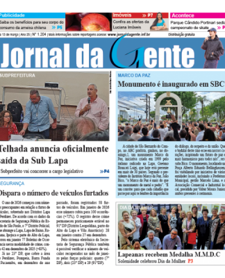 Jornal da Gente – Edição 1204 – 7 a 13 de março de 2026