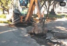 Obras interditam Rua Laurindo de Brito, no Alto da Lapa