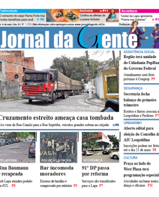 Jornal da Gente – Edição 1213 – 9 a 15 de maio de 2026
