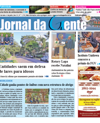 Jornal da Gente – Edição 1216 –  30 de maio a 5 de junho de 2026
