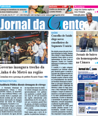 Jornal da Gente – Edição 1221 – 4 a 10 de julho de 2026