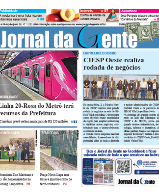 Jornal da Gente – Edição 1223 – 18 a 24 de julho de 2026