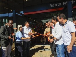 Com a presença de Ricardo Nunes, Tarcísio de Freitas inaugura trecho da Linha 6 do Metrô