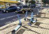 Patinetes elétricos de aluguel “invadem” Lapa e região