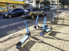 Patinetes elétricos de aluguel “invadem” Lapa e região