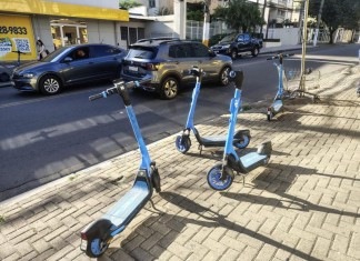 Patinetes elétricos de aluguel “invadem” Lapa e região