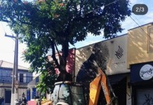 Sub Lapa remove parklet na Rua Nanuque