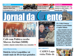 Jornal da Gente – Edição 1228 – 22 a 28 de agosto de 2026
