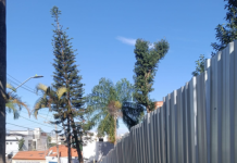 Moradores questionam tapume e obra ao redor de praça