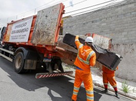 Operação Cata-Bagulho dobra quantidade de resíduos recolhidos na capital