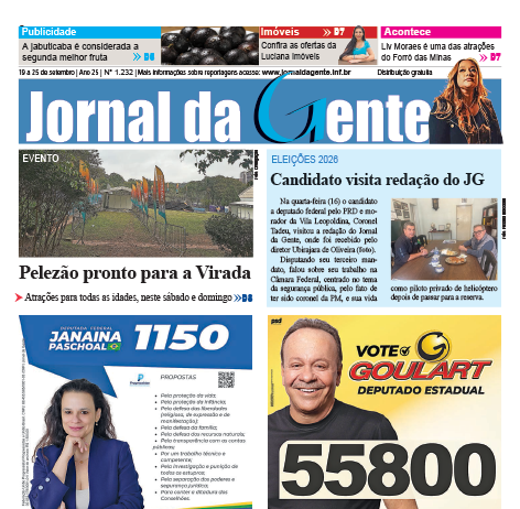 Jornal da Gente – Edição 1232 – 19 a 25 de setembro de 2026