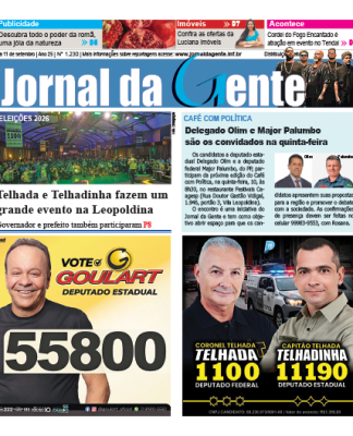 Jornal da Gente – Edição 1230 – 5 a 11 de setembro de 2026