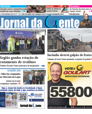 Jornal da Gente – Edição 1231 – 12 a 18 de setembro de 2026