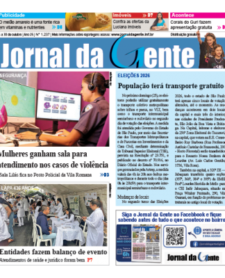 Jornal da Gente – Edição 1237 – 24 a 30 de outubro de 2026