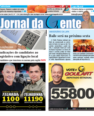 Jornal da Gente – Edição 1234 – 2 a 9 de outubro de 2026