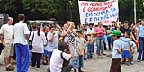 Protesto contra fechamento da Thomaz Galhardo